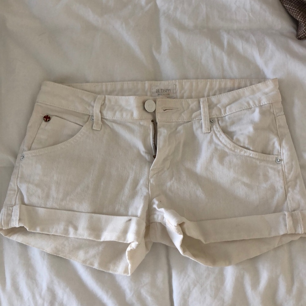 Hudson white shorts
